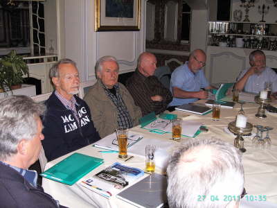 Mittwoch, 27.04.11. Treffen im "Haus Pohle". Vorstellung u. Vortrag von Formel D