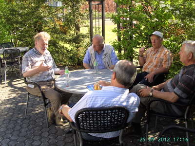 Fr�hjahrswanderung Eifel 21.-26.Maii 2012. Hotel-Restaurant "Schoos" Baselter Hof in Fleringen.