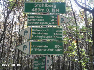 Montag, 22. - Freitag, 26.10.07. Sp�therbstwanderung in der Pfalz.